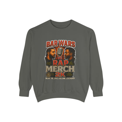 Bar Wars Sweatshirt, Cozy Unisex Garment-Dyed Sweatshirt for Music Lovers, Ideal for Casual Outings, Unique Gift for Rap [...]