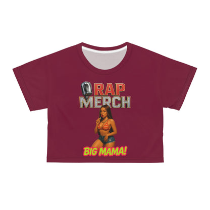 Big Mama Rap Merch Crop Tee - Trendy Streetwear, Music Lover Gift, Festival Outfit, Casual Summer Style, Hip Hop Apparel