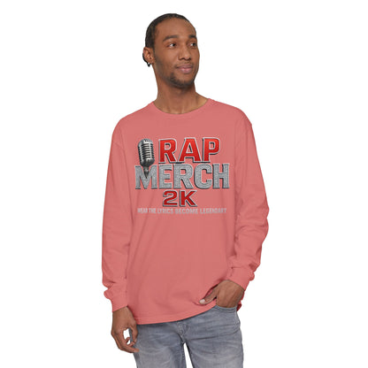 Rap Merch Long Sleeve T-Shirt - Legendary Lyrics Apparel, Music Lover Gift, Unisex Fashion, Casual Wear, Concert Merchandise