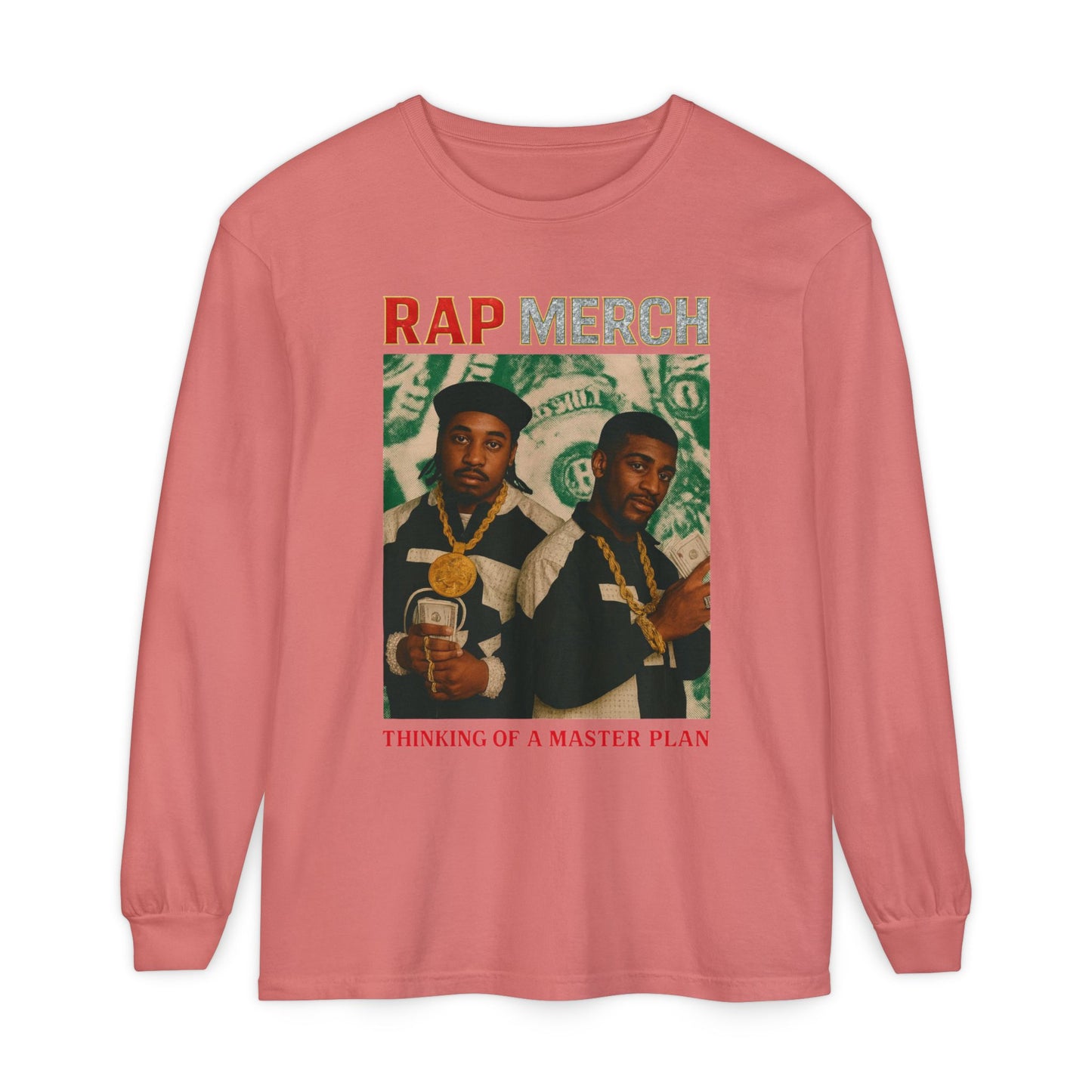 Retro Rap Long Sleeve Tee, Unisex Music Shirt, Hip Hop Tee, Vintage Rap Merchandise, Gift for Music Lovers, Streetwear Top