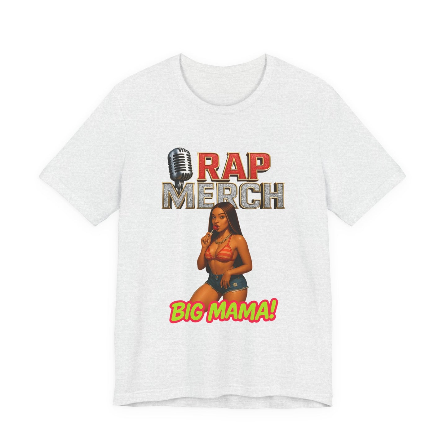 Rap Merch Big Mama Unisex Jersey Tee, Music Fans Shirt, Hip-Hop Apparel, Concert Outfit, Gift for Her