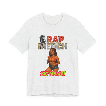 Rap Merch Big Mama Unisex Jersey Tee, Music Fans Shirt, Hip-Hop Apparel, Concert Outfit, Gift for Her