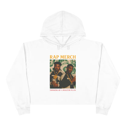 Trendy Hip-Hop Crop Hoodie, Streetwear, Music Lover Gift, Casual Wear, Festival Apparel, Unique Rap Merchandise