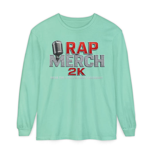 Rap Merch Long Sleeve T-Shirt - Legendary Lyrics Apparel, Music Lover Gift, Unisex Fashion, Casual Wear, Concert Merchandise