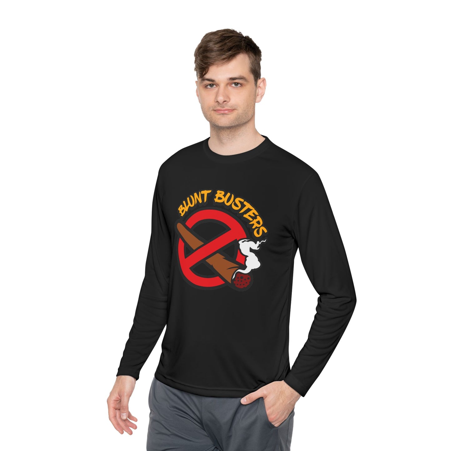 promo pack Blunt Busters Long Sleeve Tee, Perfect for Casual Wear, Gifting, Humor, and Celebrations like Birthdays or Holidays, Just for Laughs!