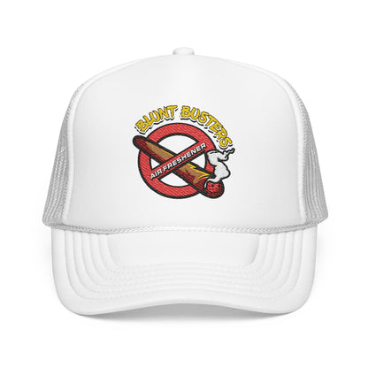 Embroidered Foam Trucker Hat | Retro Rap Merch Cap, Gift for Music Lovers, Festival Accessory
