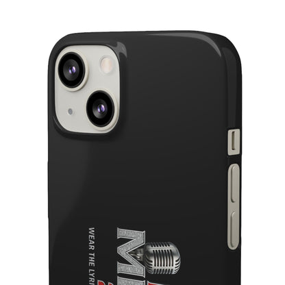 Rap Merch Snap Case for Music Lovers, Hip Hop Phone Cover, Mobile Accessories, Gift for Musicians, Trendy Phone Case