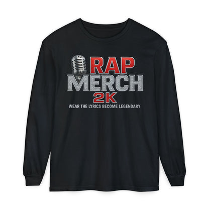 Rap Merch Long Sleeve T-Shirt - Legendary Lyrics Apparel, Music Lover Gift, Unisex Fashion, Casual Wear, Concert Merchandise
