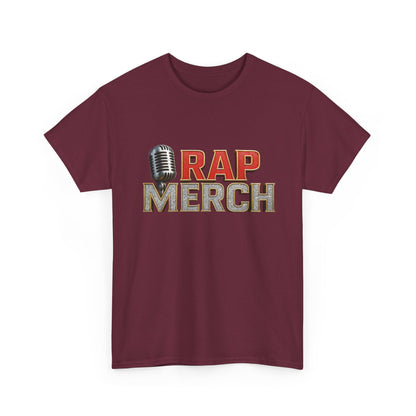 Rap Merch Unisex Heavy Cotton Tee - Hip Hop Style Shirt, Music Lover Gift, Streetwear Apparel, Festival Wear, Casual Outfit