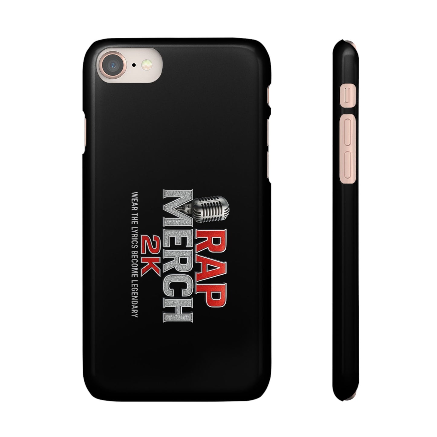Rap Merch Snap Case for Music Lovers, Hip Hop Phone Cover, Mobile Accessories, Gift for Musicians, Trendy Phone Case