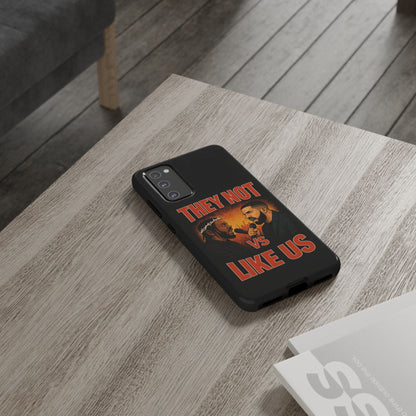 "Tough phone case, durable iPhone cover with funny design, perfect gift for Drake fans.