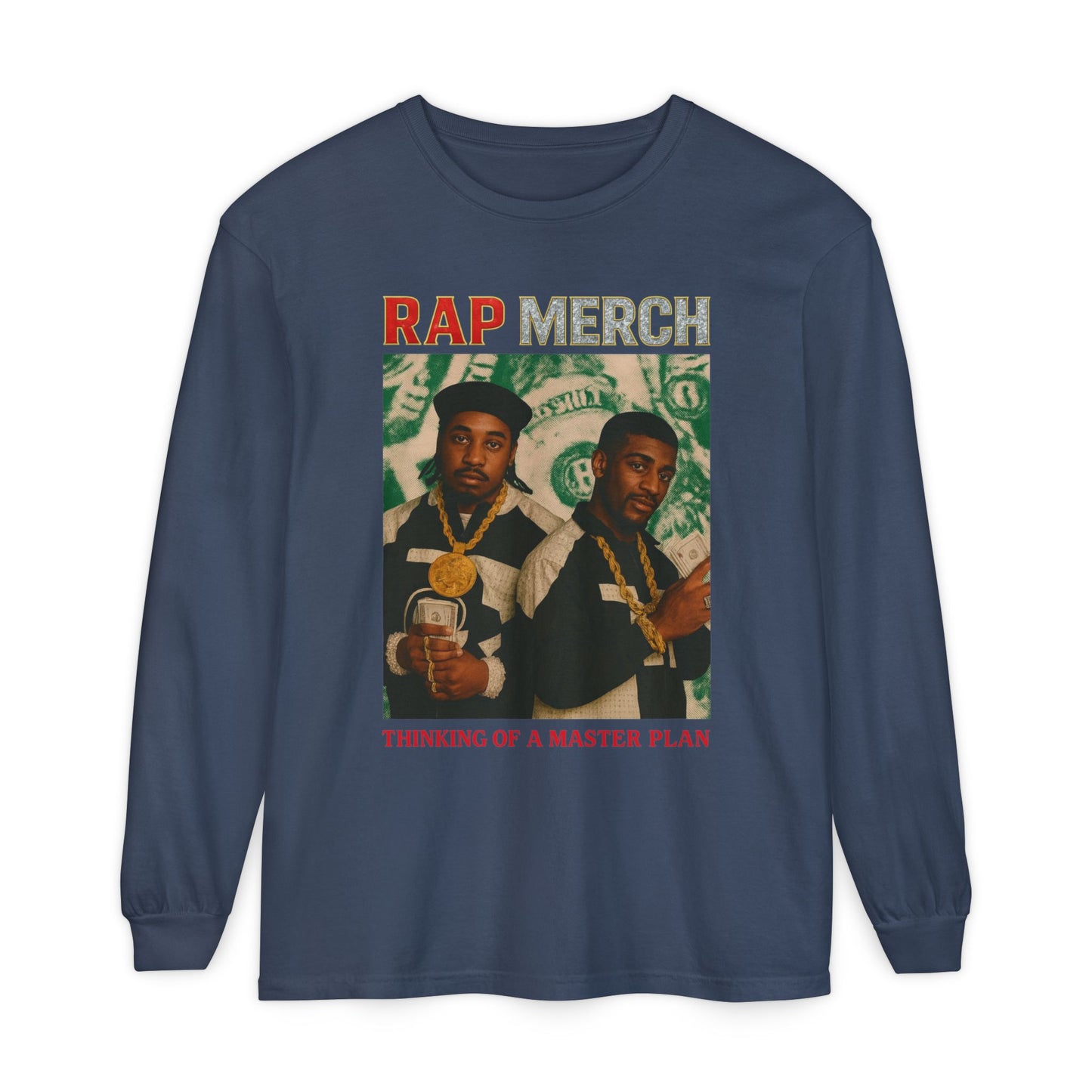 Retro Rap Long Sleeve Tee, Unisex Music Shirt, Hip Hop Tee, Vintage Rap Merchandise, Gift for Music Lovers, Streetwear Top