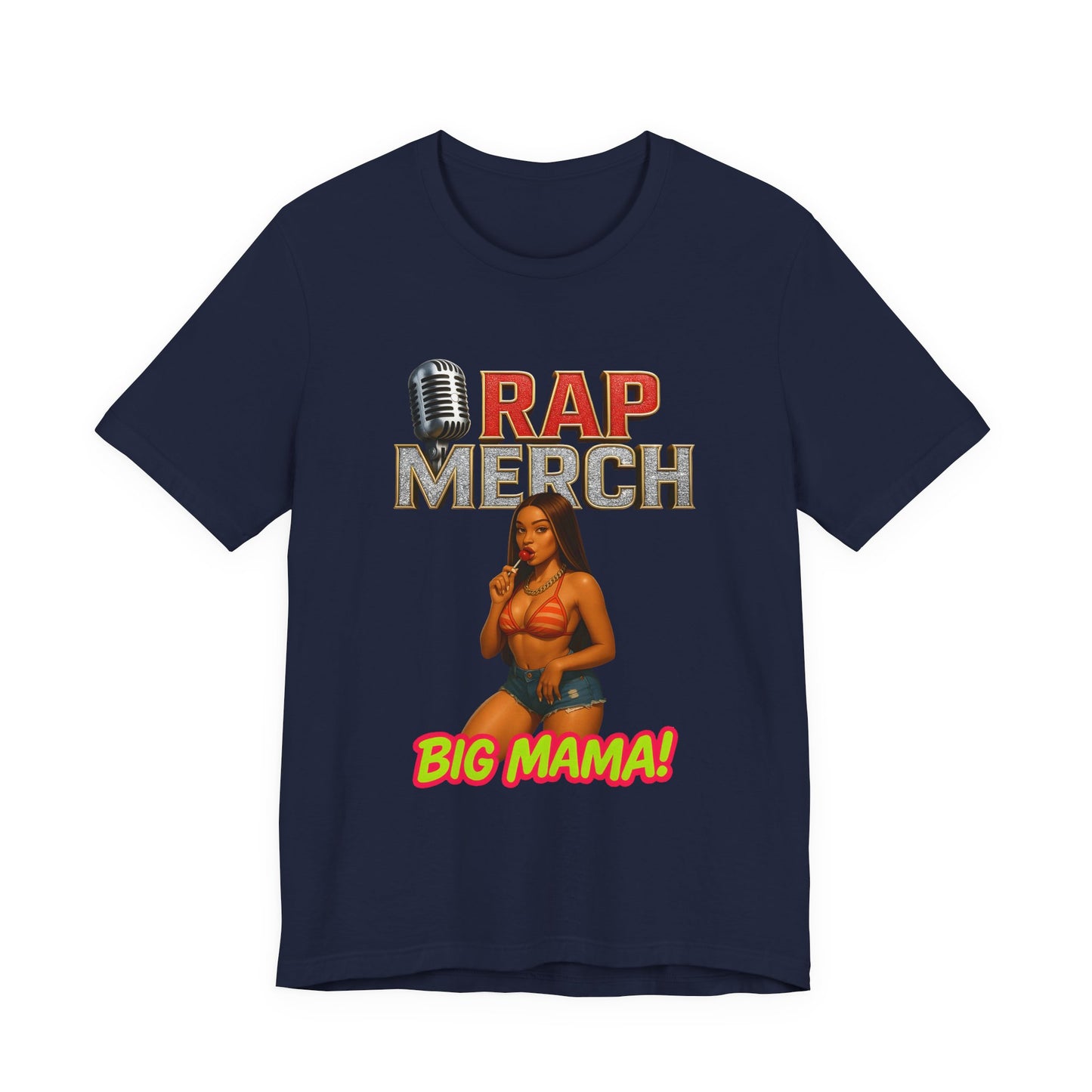 Rap Merch Big Mama Unisex Jersey Tee, Music Fans Shirt, Hip-Hop Apparel, Concert Outfit, Gift for Her