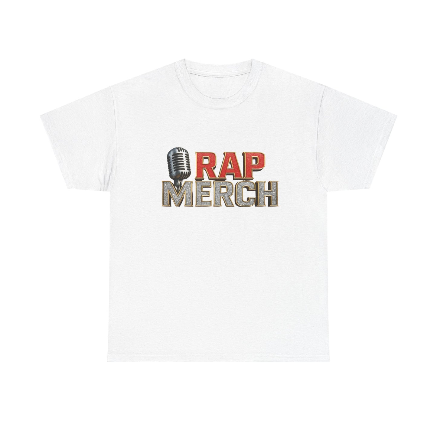 Rap Merch Unisex Heavy Cotton Tee - Hip Hop Style Shirt, Music Lover Gift, Streetwear Apparel, Festival Wear, Casual Outfit