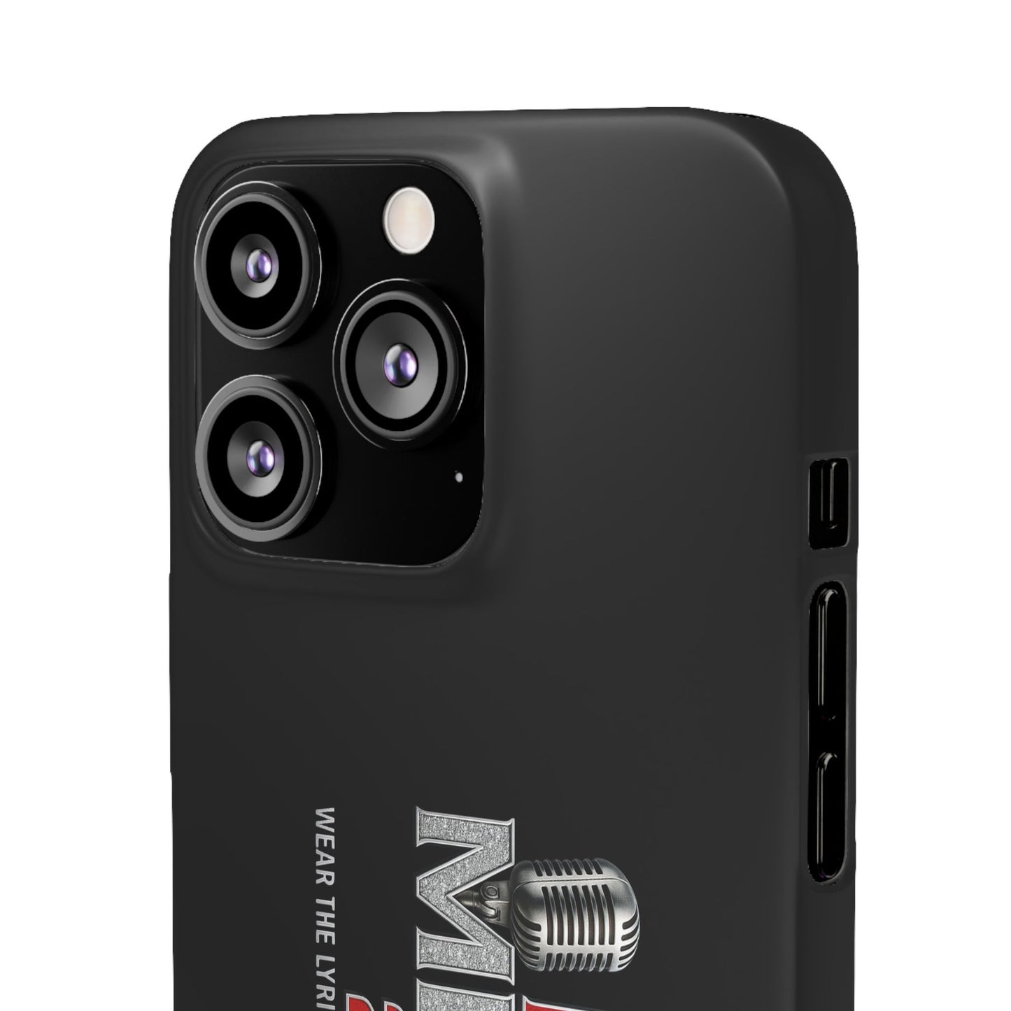 Rap Merch Snap Case for Music Lovers, Hip Hop Phone Cover, Mobile Accessories, Gift for Musicians, Trendy Phone Case