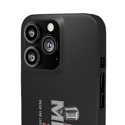 Rap Merch Snap Case for Music Lovers, Hip Hop Phone Cover, Mobile Accessories, Gift for Musicians, Trendy Phone Case