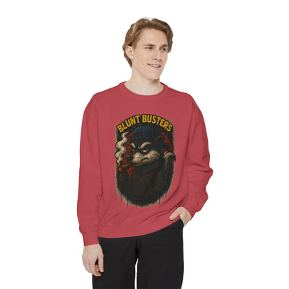 Blunt Busters Unisex Garment-Dyed Sweatshirt - Cozy, Unique Graphic Sweatshirt for Casual Style, Perfect for Gifts, Streetwear, Fall [...]