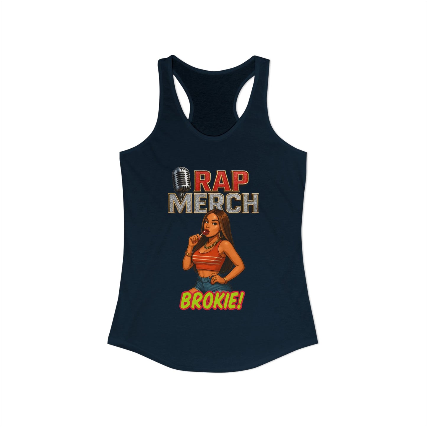 Rap Merch Women's Racerback Tank - Perfect for Concerts, Festivals, and Casual Wear, Hip Hop Style, Trendy Summer Outfit, Gift for [...]