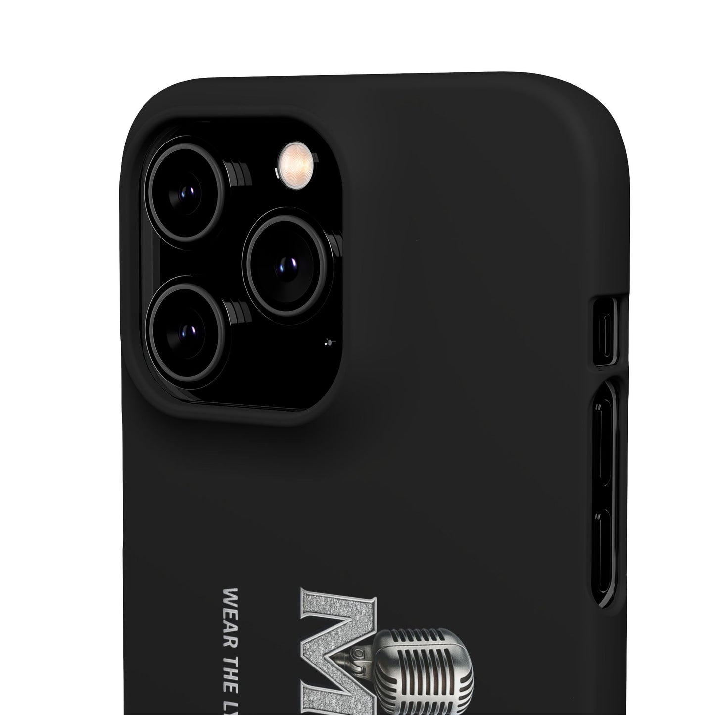 Rap Merch Snap Case for Music Lovers, Hip Hop Phone Cover, Mobile Accessories, Gift for Musicians, Trendy Phone Case
