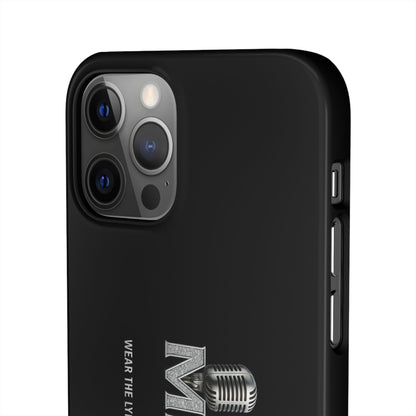 Rap Merch Snap Case for Music Lovers, Hip Hop Phone Cover, Mobile Accessories, Gift for Musicians, Trendy Phone Case