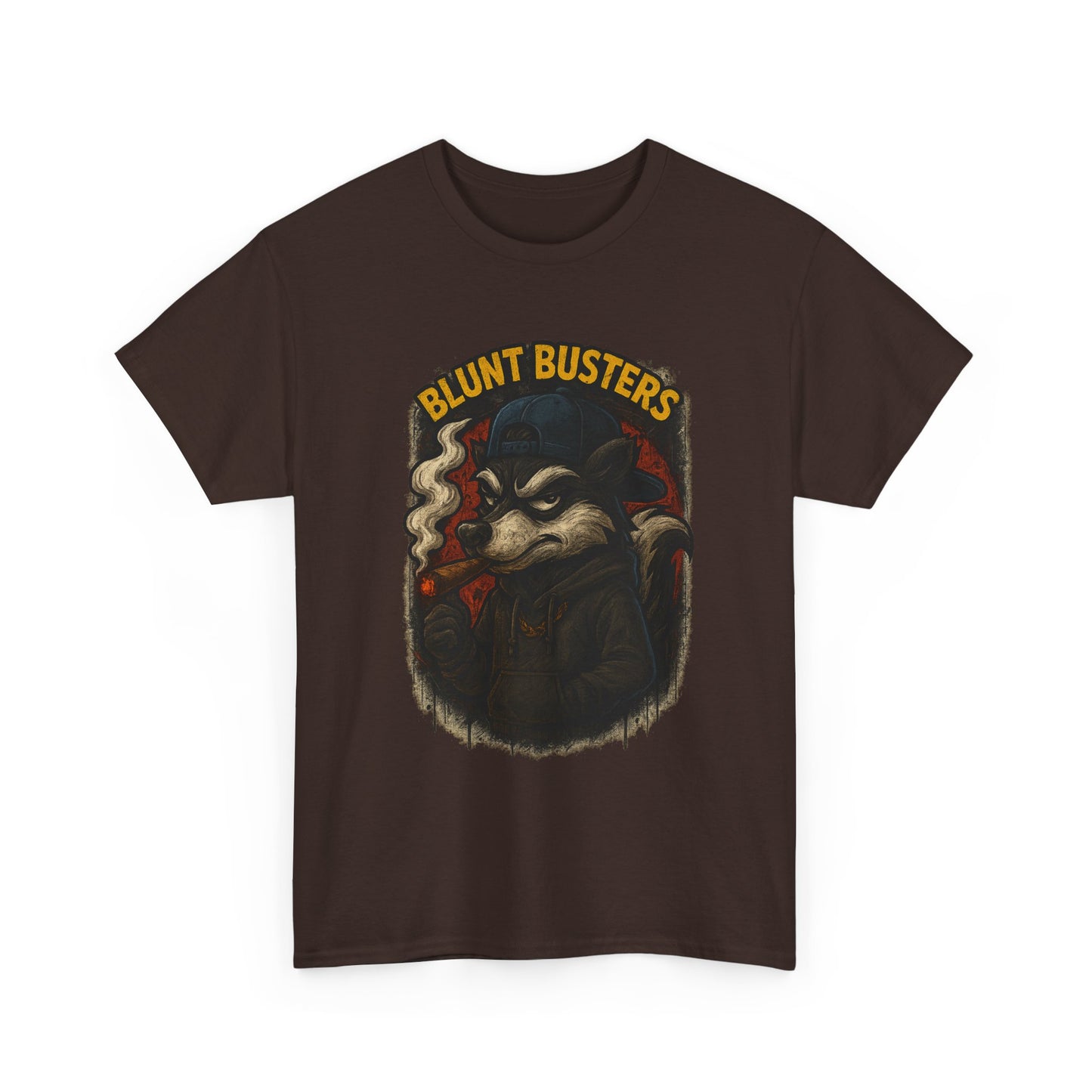 Blunt Busters Unisex Heavy Cotton Tee, Casual Wear, Graphic Tee, Gift for Smokers, Streetwear Style, Unique T-Shirt