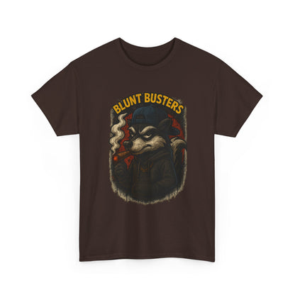 Blunt Busters Unisex Heavy Cotton Tee, Casual Wear, Graphic Tee, Gift for Smokers, Streetwear Style, Unique T-Shirt