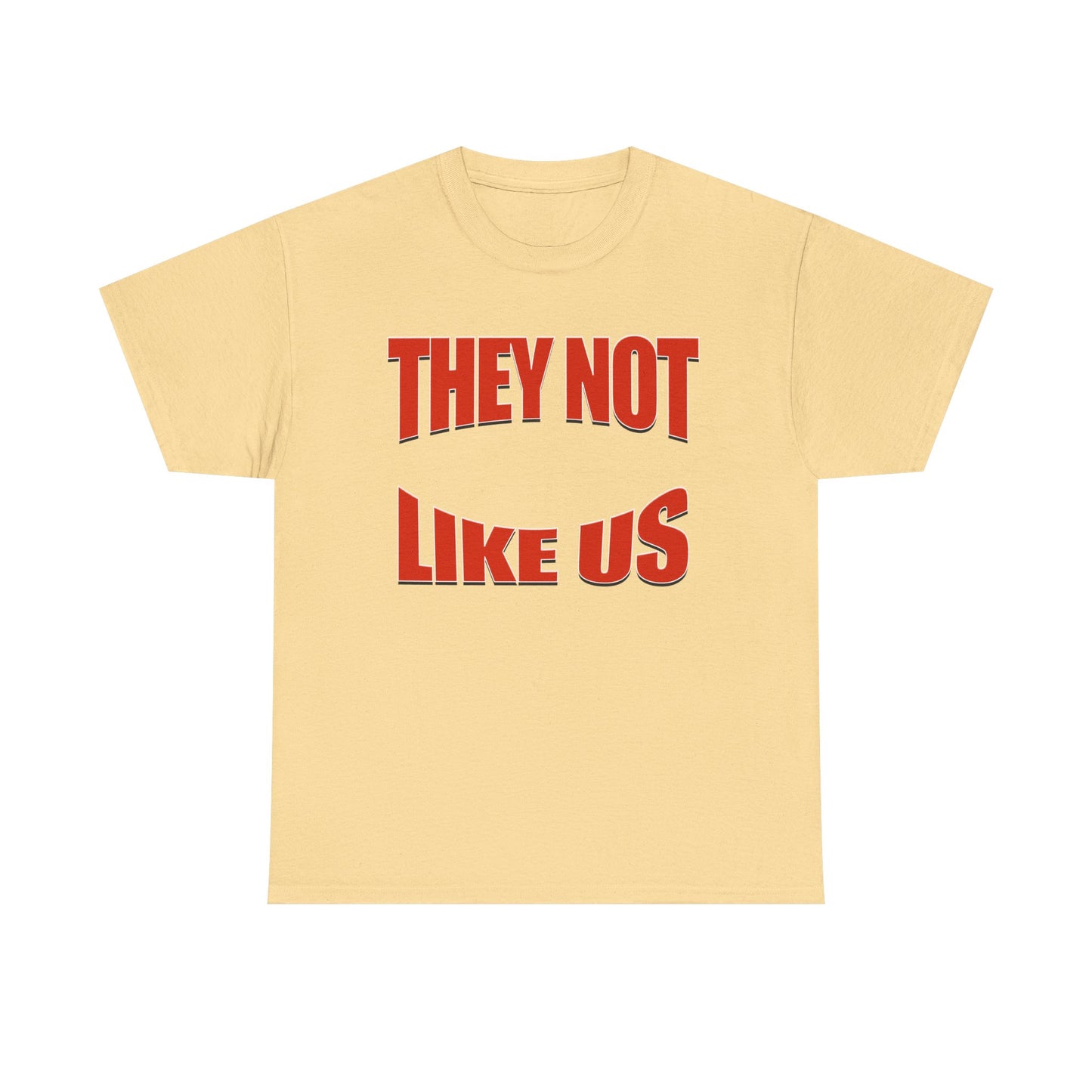 Unisex Heavy Cotton Tee with Bold Statement, Casual Wear, Streetwear, Gift for Friends, Statement Tee, Everyday Fashion