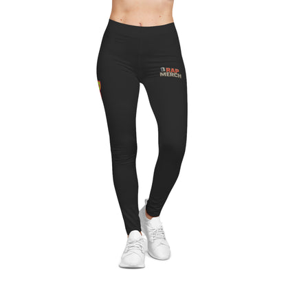 Stylish Women's Casual Leggings, Trendy AOP Leggings for Everyday Wear, Gym, and Lounge, Unique Rap Merch, Gift for Music Lovers