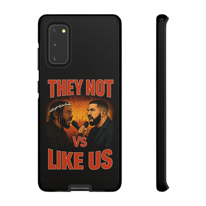 "Tough phone case, durable iPhone cover with funny design, perfect gift for Drake fans.