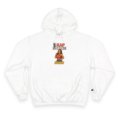 Rap Merch Champion Hoodie - Hip Hop Apparel, Cozy Streetwear, Music Lover Gift, Casual Style, Trendy Outfit