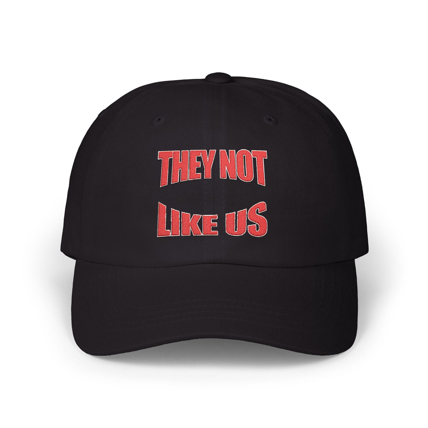 Classic Dad Cap with 'They Not Like Us' Embroidery, Trendy Hat, Adjustable Cap, Fashion Accessory, Gift for Him, Casual Style