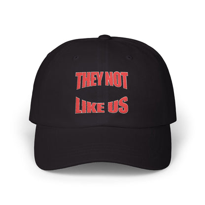Classic Dad Cap with 'They Not Like Us' Embroidery, Trendy Hat, Adjustable Cap, Fashion Accessory, Gift for Him, Casual Style