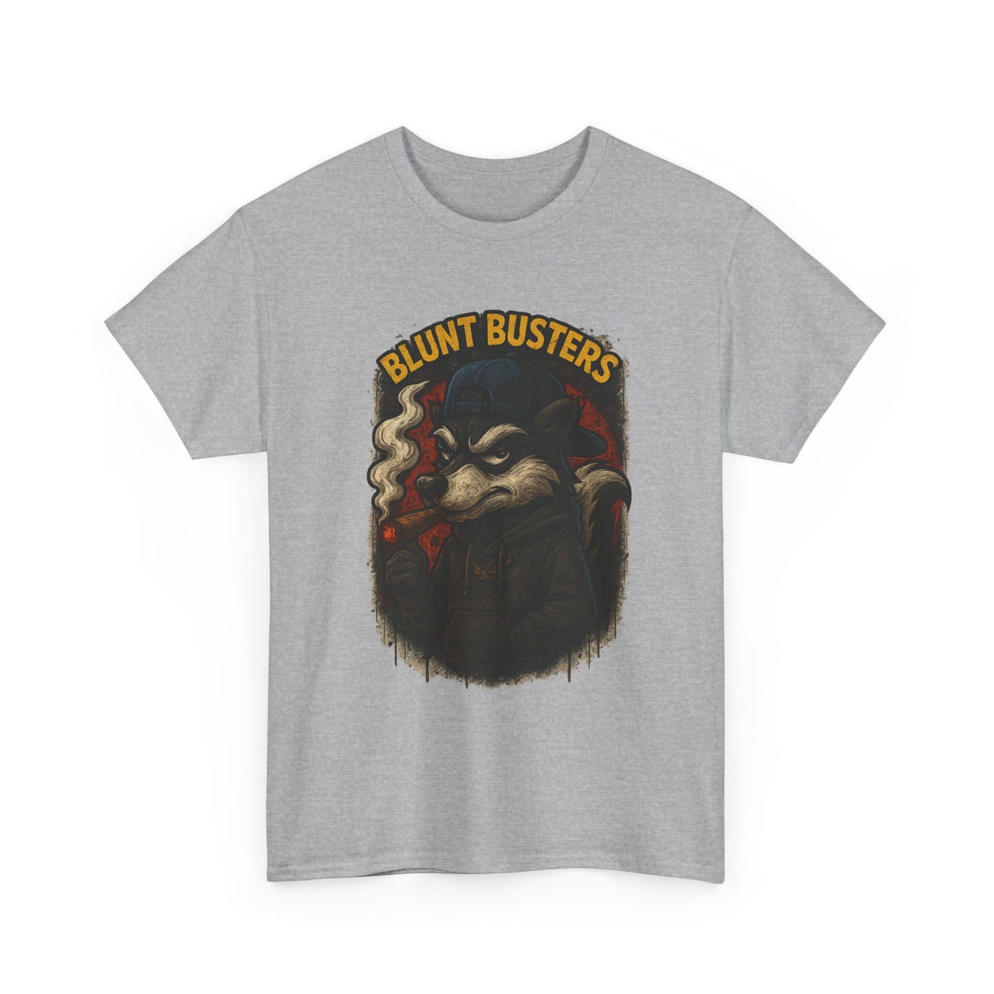 Blunt Busters Unisex Heavy Cotton Tee, Casual Wear, Graphic Tee, Gift for Smokers, Streetwear Style, Unique T-Shirt