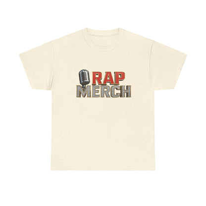 Rap Merch Unisex Heavy Cotton Tee - Hip Hop Style Shirt, Music Lover Gift, Streetwear Apparel, Festival Wear, Casual Outfit