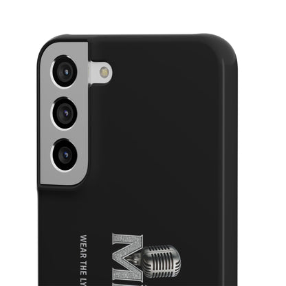 Rap Merch Snap Case for Music Lovers, Hip Hop Phone Cover, Mobile Accessories, Gift for Musicians, Trendy Phone Case