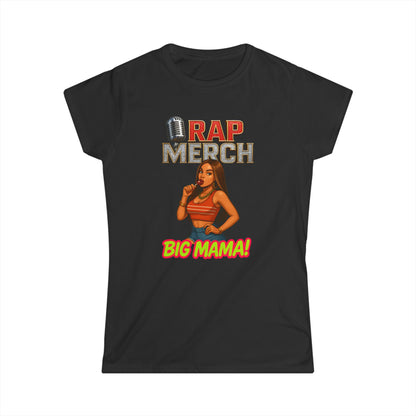 Rap Merch Women's Softstyle Tee - Big Mama Graphic Tee, Hip Hop Fashion, Gift for Music Lovers, Casual Chic Style, Birthday Gift
