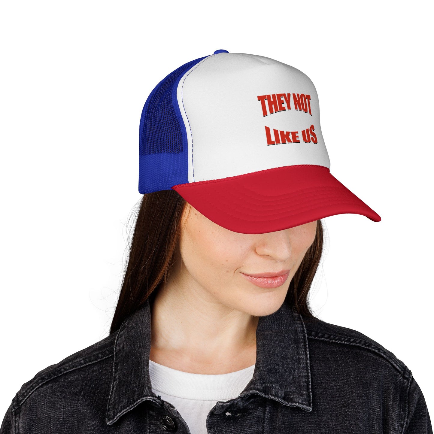 They Not Like Us Bold Statement Trucker Cap - Perfect for Casual Outings, Gifts for Friends, Outdoor Adventures, Sports Events, Summer Festivals