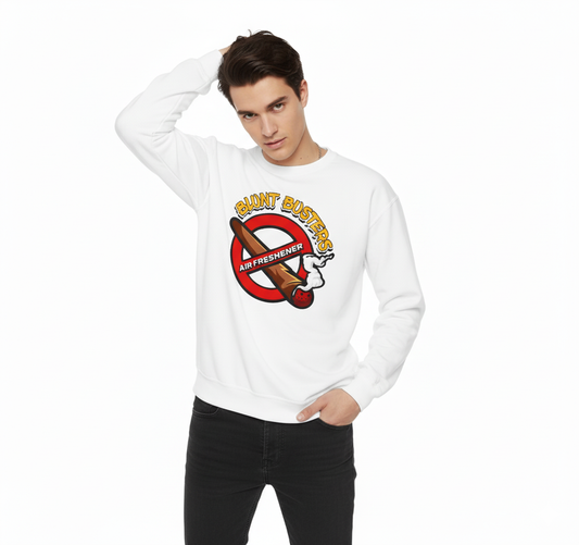 Ghostbusters-Inspired Unisex Sweatshirt, Cozy Pullover, Halloween Apparel, Unique Gift, Trendy Streetwear, Comedy Merchandise