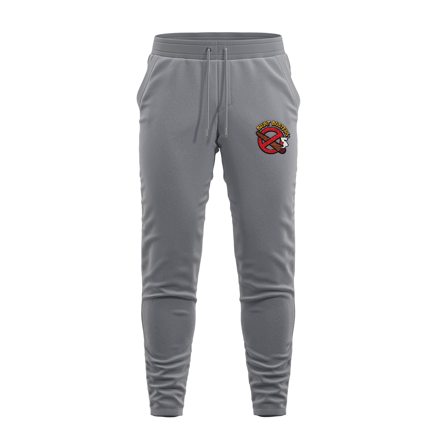 Embroidered Retro Flame Logo Joggers