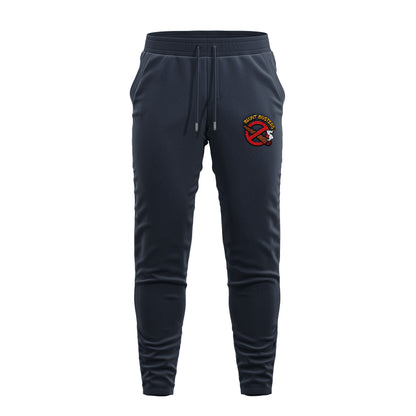 Embroidered Retro Flame Logo Joggers