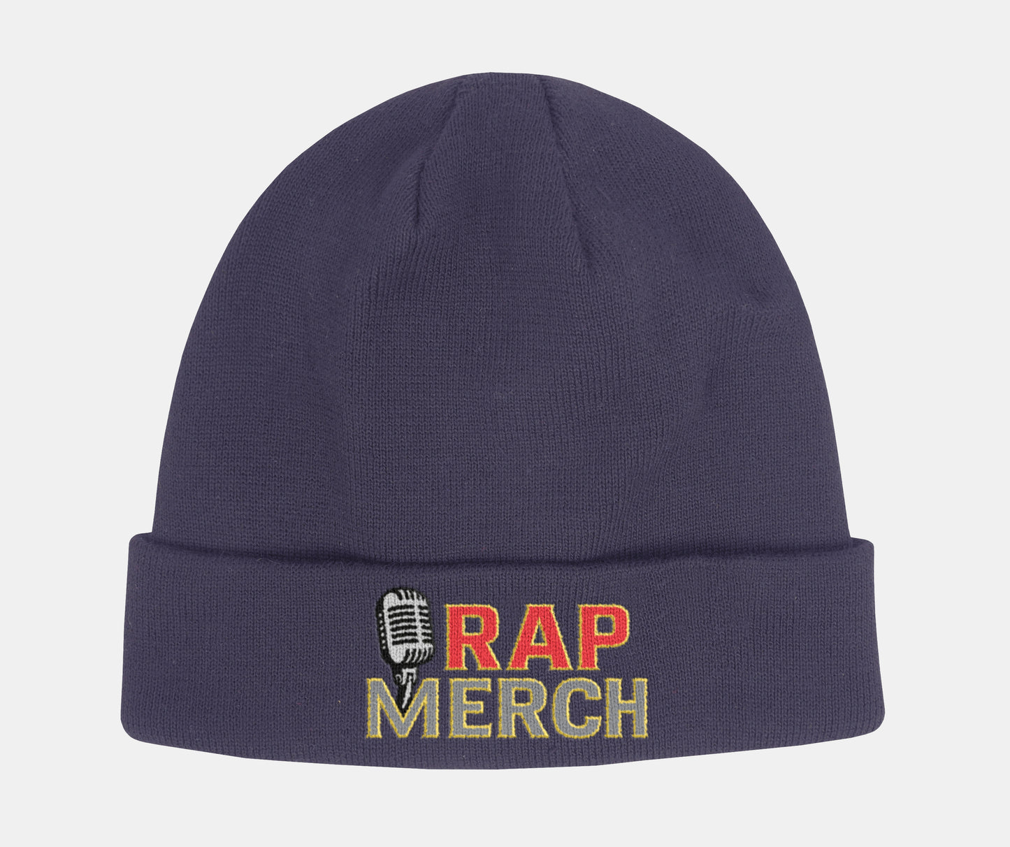 Embroidered Rap Merch Beanie | Hip Hop Knit Cap | Warm Winter Accessory | Music Lover Gift | Trendy Streetwear Hat, Cool Gift Idea