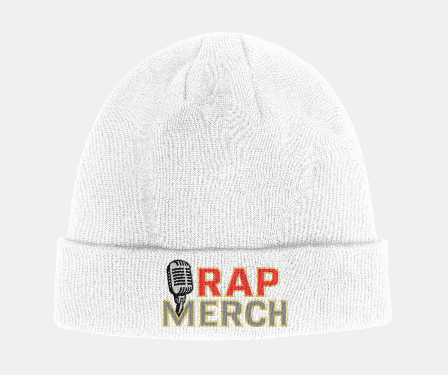 Embroidered Rap Merch Beanie | Hip Hop Knit Cap | Warm Winter Accessory | Music Lover Gift | Trendy Streetwear Hat, Cool Gift Idea