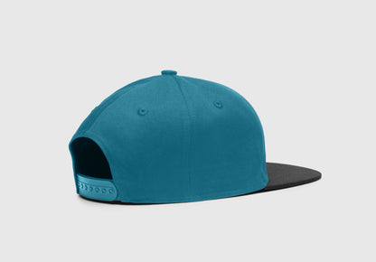 Embroidered Peace Sign Skull Snapback Hat – Retro Punk Skate Cap