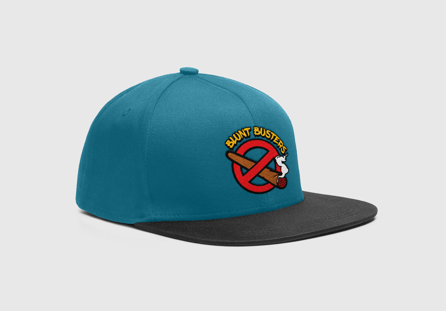 Embroidered Peace Sign Skull Snapback Hat – Retro Punk Skate Cap