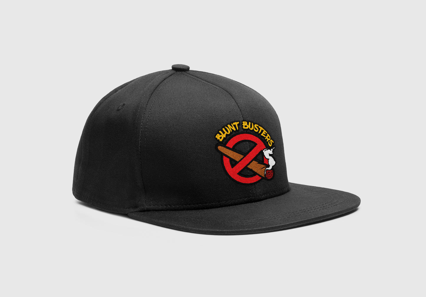 Embroidered Peace Sign Skull Snapback Hat – Retro Punk Skate Cap