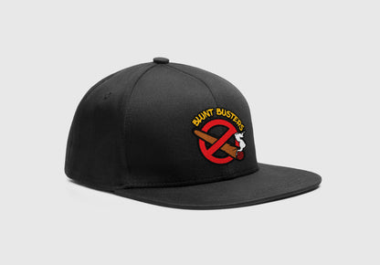 Embroidered Peace Sign Skull Snapback Hat – Retro Punk Skate Cap