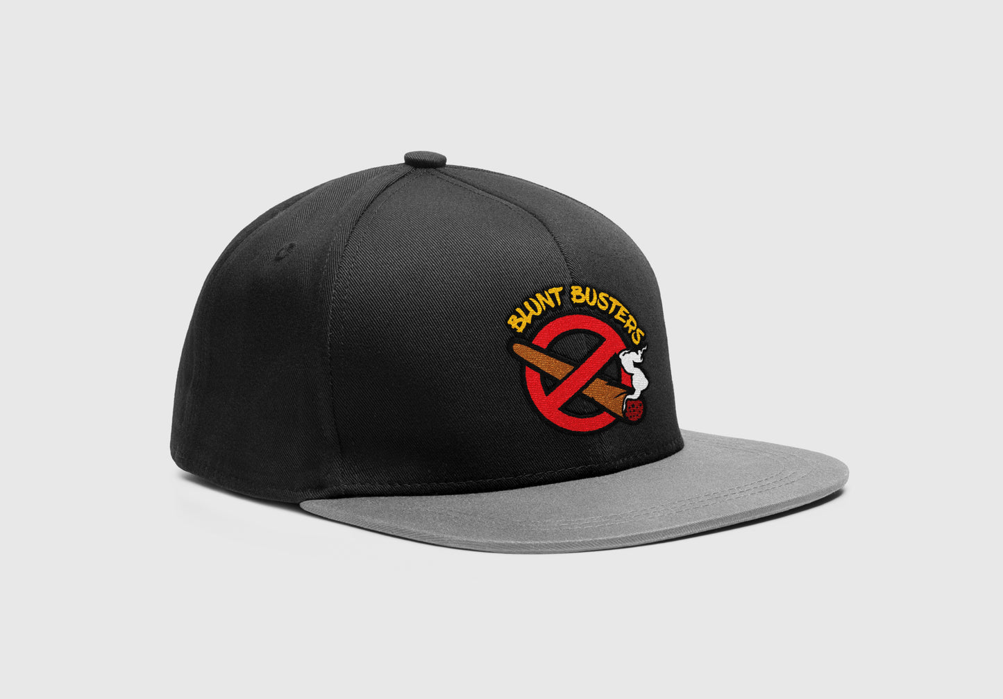 Embroidered Peace Sign Skull Snapback Hat – Retro Punk Skate Cap