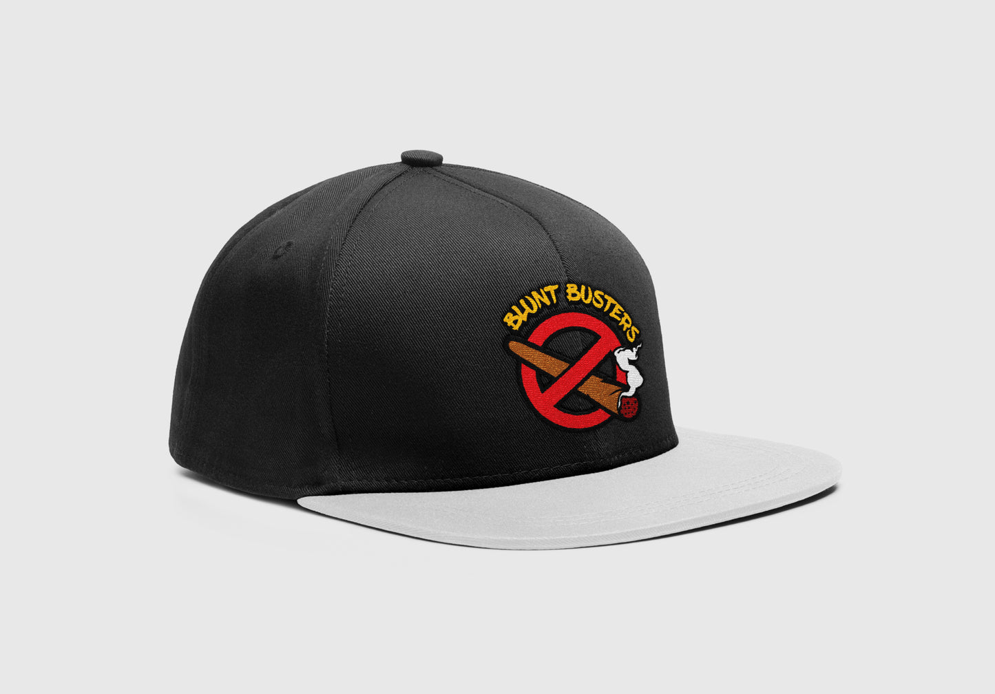 Embroidered Peace Sign Skull Snapback Hat – Retro Punk Skate Cap