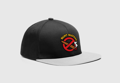 Embroidered Peace Sign Skull Snapback Hat – Retro Punk Skate Cap