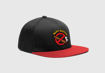 Embroidered Peace Sign Skull Snapback Hat – Retro Punk Skate Cap